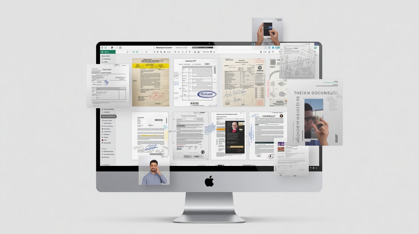 Digitale levering van documentfoto's
